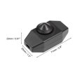 thumbnail image 2 of Rotary Cord Switch AC 250V 2A Slide Control Lamp Dimmer 100W Black 2pcs, 2 of 3