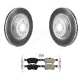 thumbnail image 1 of Transit Auto Front Coated Disc Brake Rotors and Semi-Metallic Pads Kit for Car Mercedes-Benz ML350 ML320 GL350 R350 GL320 GL450 GL550 ML550 G55 AMG KGA-100604, 1 of 11