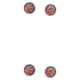 thumbnail image 2 of Qarigey Pendientes de aliento para bebé, gotas para los oídos redondas, accesorios de joyería, adornos de acero inoxidable, círculo Tipo30 2piezas, 2 of 6