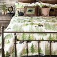 thumbnail image 6 of Carstens, Inc. Rustic Cabin Country Bedding Set, Microfiber Quilt, Rustic Pine Wilderness, King, 6 of 7