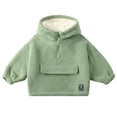 thumbnail image 3 of Esaierr 1-10 Years Boys Girls Hooded Sweatshirts for Kids Baby,Long Sleeve Hoodie Pullover Cotton Jacket,Fall Winter Padded Warm Tops Sweater, 3 of 9