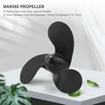 thumbnail image 5 of Propeller F6 for 2.5HP 3.5HP / Mercury 3.3HP 48-815084A02/Evinrude 0766539 309-64107-0, 5 of 8