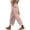 Watermelon Red, variant on Women's Casual Pants Drawstring Elastic Waist Straight Leg Stripes Trousers Lounge Stylish Pants With Side Pockets (3XL, Watermelon Red)