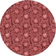 thumbnail image 1 of Ahgly Company Tapis Rond Lavable en Machine Intérieur Transitionnel Rouge, 5 Pieds Rond, 1 of 7