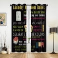 Laundry Room Rules Modern Curtains for Living Room Luxury Window