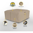 thumbnail image 3 of Seal Skin Covers Waterproof Patio Hot Tub Cover with Air Vents (Beige, 85"L x 85"W x 20"H), 3 of 9