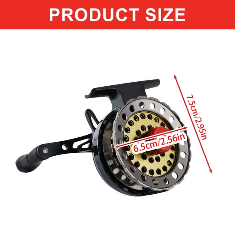 aluminum fly reel handle 7829 Left/Right Handle Fishing Reel Full Metal Fly Fishing Reel for Trout  Saltwater Aluminum Baitcasting Fishing Reel