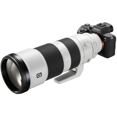 Sony - 200-600mm f/5.6-6.3 G OSS Optical Telephoto Zoom Lens - White/Black