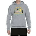 thumbnail image 2 of Wild Bobby All Star Cheerleading Megaphone Girl Sports Unisex Graphic Hoodie Sweatshirt, Heather Grey, Medium, 2 of 5