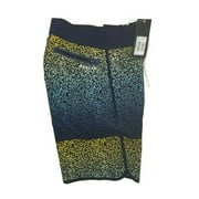 Men's Oakley Board Short 4 Way Stretch Scalop Hem 19" Fathom - Size 34