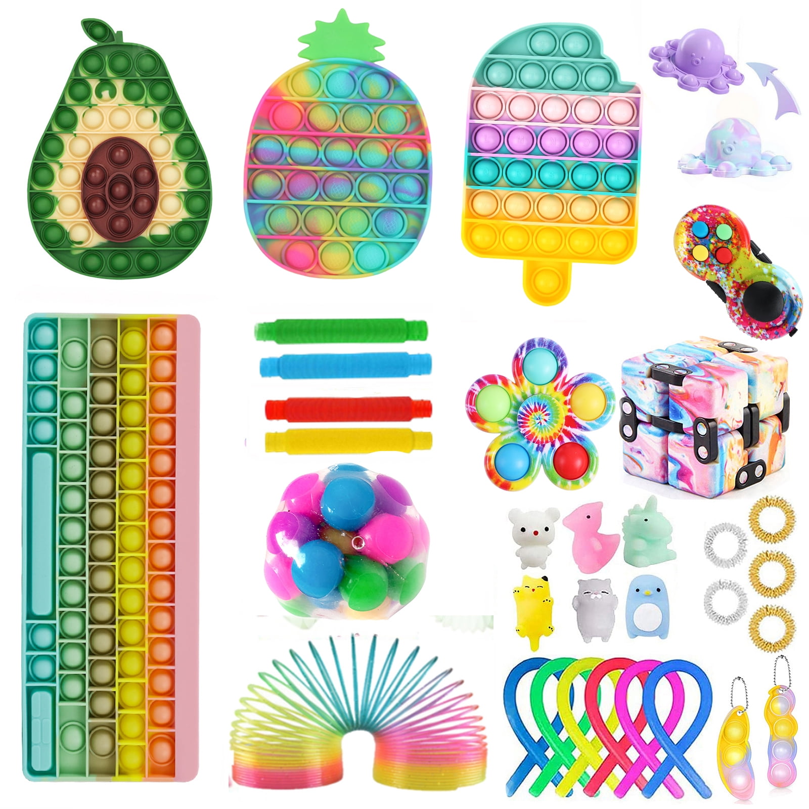 Biekopu Fidget Packs AntiAnxiety Tools,Big Fidget Toys, Cheap Big