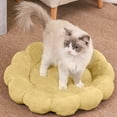 thumbnail image 5 of Moocorvic Small Cat Bed Mat Round 19.7'' Soft Warm Cat Pad with Pillow Around, Reusable Cat Desk Bed for Small to Medium Pet, 5 of 7