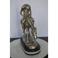 thumbnail image 5 of Nifao End of the Trail silver finish-James Fraser statue – Home Decor Sculpture, 19"L x 9"W x 22"H, 5 of 12