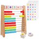 thumbnail image 4 of 1 Ábaco infantil con cuentas para contar, marco de madera, ayuda didáctica para matemáticas preescolares con tarjetas numéricas, 4 of 7