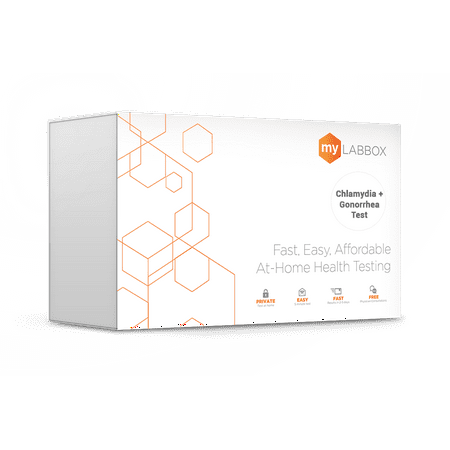 myLAB Box C/G Kit - Female - At Home STD Test + Mail-in Kit for Chlamydia and Gonorrhea