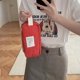 thumbnail image 5 of Bolsa de cosméticos con diseño de conejo acolchado, de lavado informales para vacaciones de fin de semana (rojo grande) Likrtyny Para Estrenar, 5 of 9
