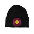 thumbnail image 1 of Gravity Threads Bonnet à Revers Groovy Flower Patch - Noir, 1 of 2