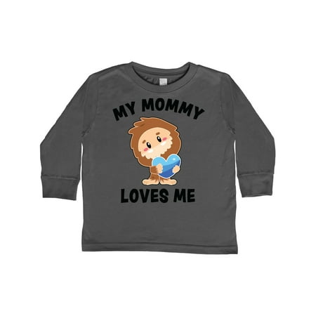 

Inktastic Cute Bigfoot My Mommy Loves Me Gift Toddler Boy Girl Long Sleeve T-Shirt