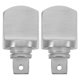 thumbnail image 1 of Cerradura de perilla de puerta de 2 piezas: perilla de bloqueo de seguridad resistente de acero inoxidable para el hogar, dormitorio, baño, fácil de instalar, ajuste universal, elegante, 1 of 7