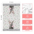 thumbnail image 2 of Sm:)e Bunny Hello Spring Easter Kitchen Dish Towels, 18 x 26 Inch Set of 2, 2 of 6