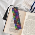 thumbnail image 4 of Kdxio Bright Universe Print Metal Tassel Bookmarks,Perfect Gift for Art Lovers and Bookworms Metal Bookmarks for Women, 4 of 8