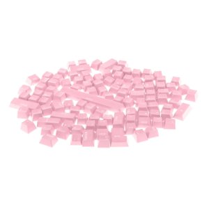 108-Key ABS Clé translucide pour clavier mécanique rose