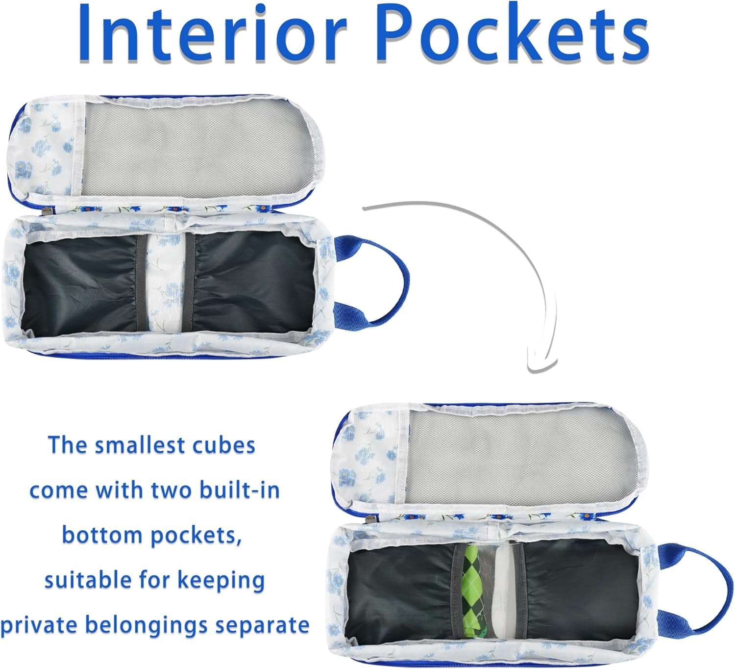 7 count Compression Packing Cubes for Travel Luggage, Lightweight Suitcase Organizer Bags Set, Compression Packaging Cube for Travel Essentials, Packing Cubes for Carry  Suitcase