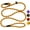 Yellow, variant on (Yellow) - WSNIJFU Durable Dog Slip Rope Leash, 1.5m Dog Training Leash, Strong Slip Lead, Standard Adjustable Pet Slipknot Nylon Leash for Small Medium Dogs(4.5-36kg)