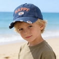 thumbnail image 2 of ZHOGXU Kids Letter Baseball Cap Adjustable Boy Girl Sun Hat Outdoor Play Wear, 2 of 9