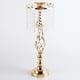 thumbnail image 3 of Candelero elegante Centro de  cónica Adorno medio dorado Zulema  Porta vela, 3 of 7
