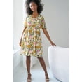 thumbnail image 5 of ellos Women's Plus Size Ruffled V-Neck Empire Dress, 5 of 5