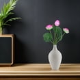 thumbnail image 4 of 2 ramos de flores de loto artificiales, arreglos florales de mesa., 4 of 8