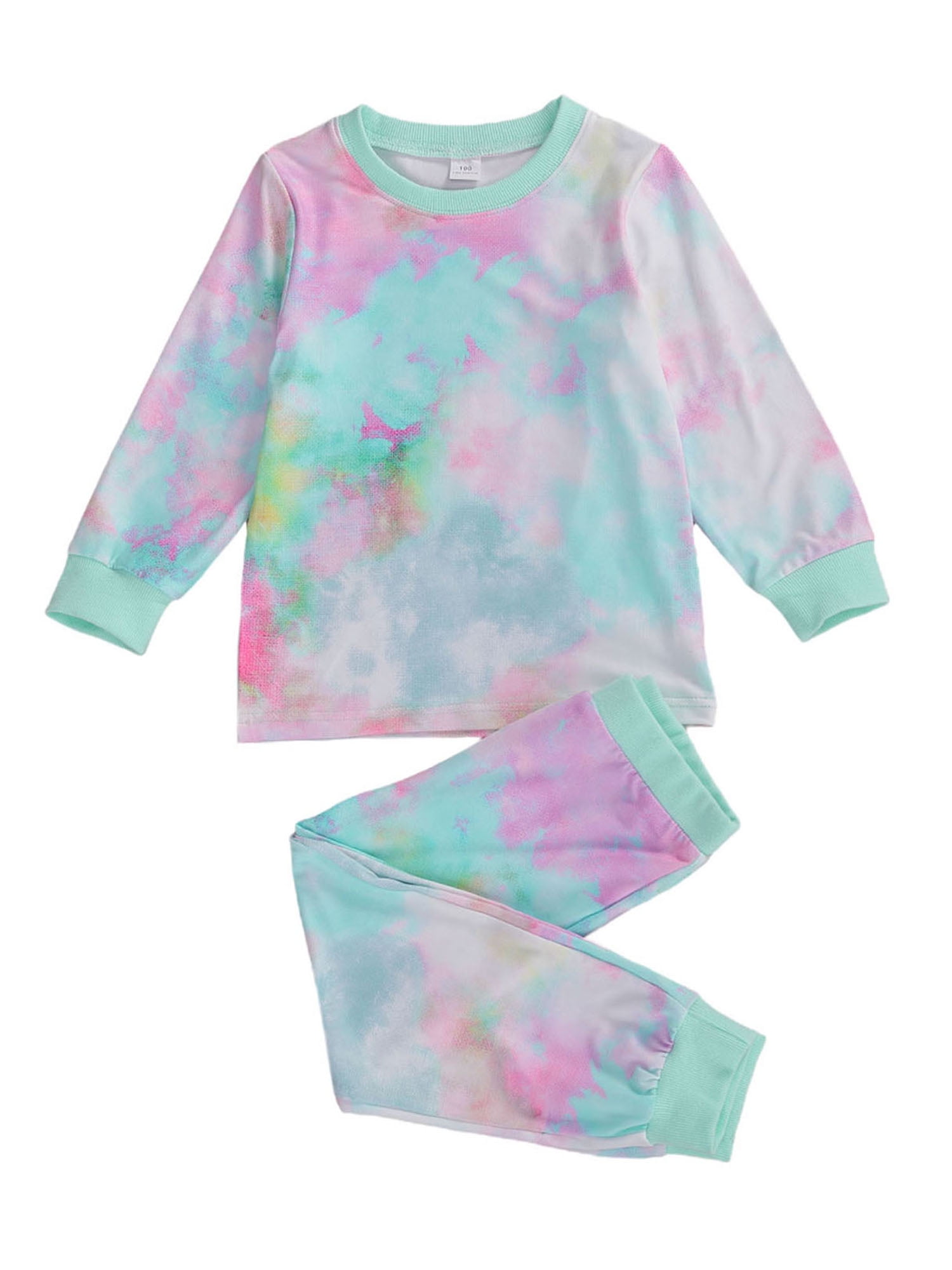 Girls tie dye pajamas Clearance