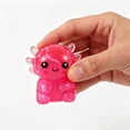 thumbnail image 3 of Axolotl Squishy Stress Relief Ball Slow Rising, Cute Translucent Jelly Gel Animal Sensory Hand Grip Squeeze Relieve Pressure, Portable Desktop Decorative Accent for Adults Home Office, 3 of 5