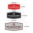 thumbnail image 2 of Fancy No Soliciting Seriously it is Very Annoying Sign (Ivory/Dark Brown) - Medium, 2 of 5