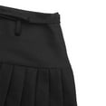 thumbnail image 3 of Pleated Skirts for Women High Waisted Tennis Skirt Athletic Skorts with Pockets Shorts Workout Golf Skort Black Thin Belt M, 3 of 7