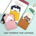 thumbnail image 3 of Amaiiu Keychain Pendant Leather Tag Decorative Cartoon Keyring Backpack Handbag Hanging Key Chain Portable Card Holder Crafting Type 3, 3 of 11