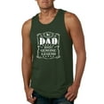 thumbnail image 1 of Wild Bobby, No. 1 Dad Genuine Legend Father's Day Mens Tank Top, Forest Green, XX-Large, 1 of 6