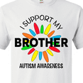 thumbnail image 4 of Inktastic I Support My Brother Autism Awareness T-Shirt, 4 of 5