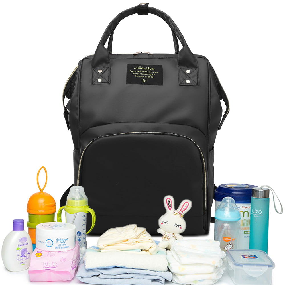Waterproof Baby Diaper Nappy Backpack Mummy Changing Bag Insulated Bottle Bag 