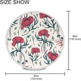thumbnail image 3 of Coolnut 60" Poppy Flower Round Tablecloth, Waterproof Spillproof Polyester Fabric Table Cover with Zipper Umbrella Hole for Outdoor Patio Garden Dining Party, 3 of 7