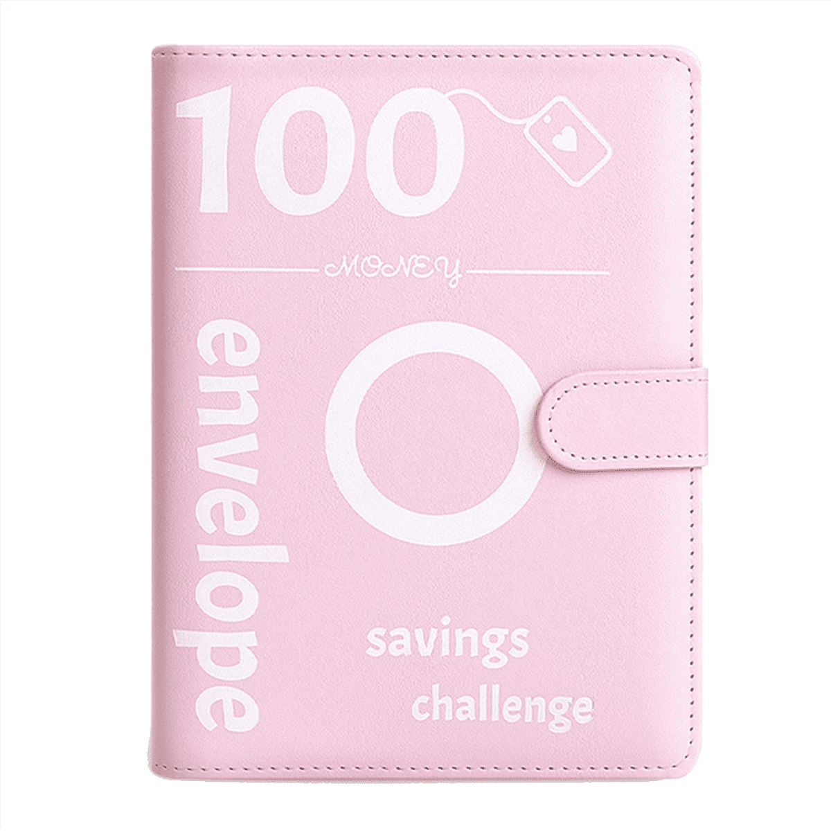 100 Day Challenge Money Saving Binder Leather Envelope Challenge Binder, Easy, Engaging and Rewarding