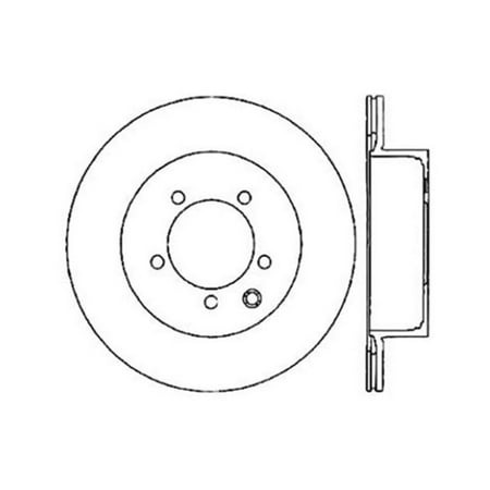 Nissan Cross Drilled Rotor - StopTech 03-04 Infiniti G35 / 03-05 G35X / 03-05 Nissan 350Z Cross Drilled Left Rear Rotor