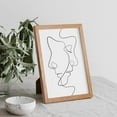 thumbnail image 5 of 8x10 Oak Wood Picture Frame with Real Glass & Mat for Room Display, 5 of 7