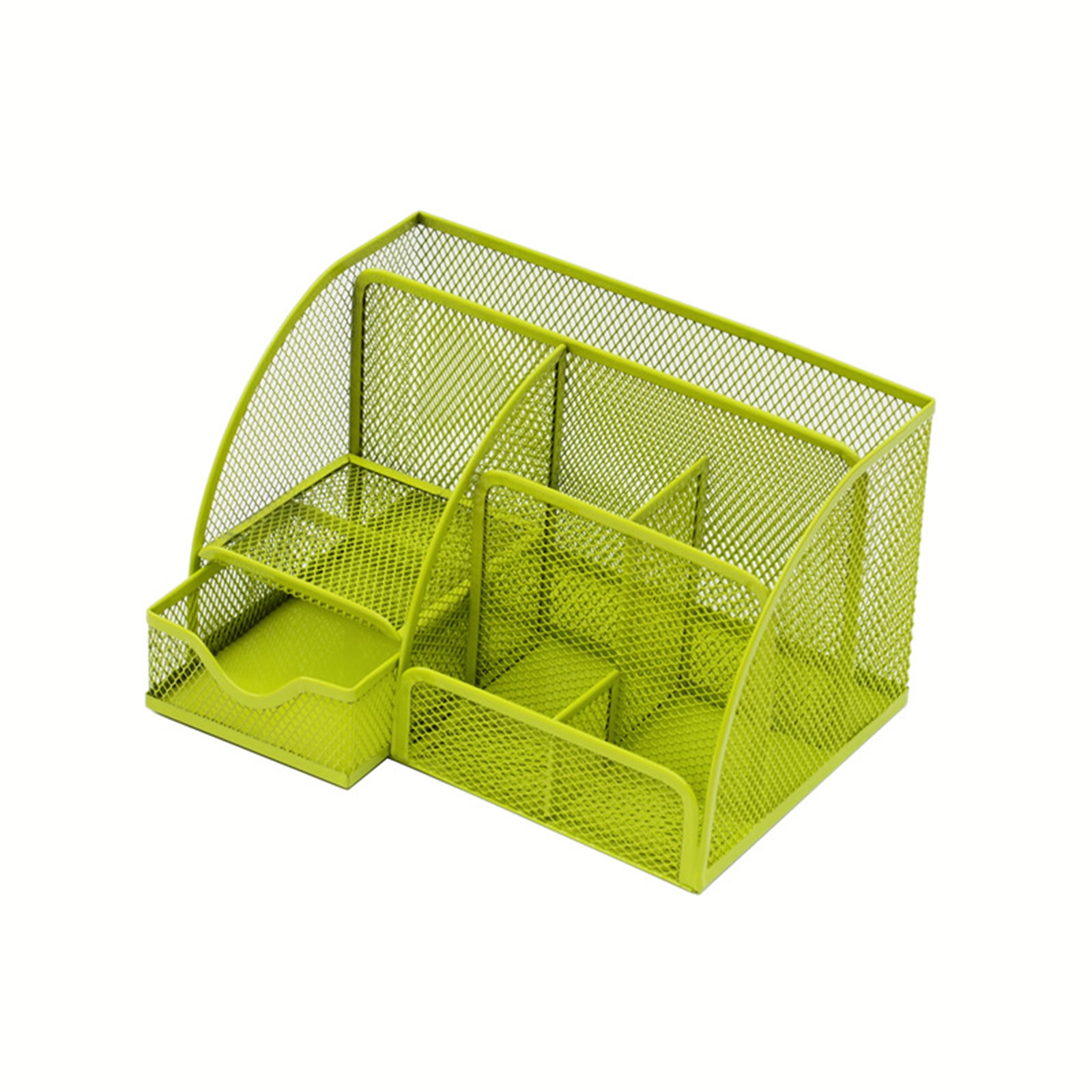 Mesh Pencil Holder, Desk Organizers With 7 Compartments For Pens