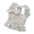 thumbnail image 1 of Adorable Pet Clothes - Breathable Two-legged Flower Print Puppy Shirt for Photograph Props, 1 of 8
