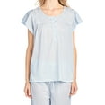 thumbnail image 5 of Casual Nights Women's Short Sleeve Lace Dot Capri Pajama Set, 5 of 5