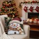 thumbnail image 4 of Fundas de Almohada Navideñas de 45 X 45 Cm, Decorativas, con Tela Suave y Cremallera Oculta para Decoración Del Hogar., 4 of 6