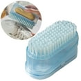 thumbnail image 2 of Foaming Soap Box with Roller Bubble Case for Laundry Soap Cleaning Storage Foaming Box Foam Dispenser Brush for Home Bathroom Kitchen, 4.72x1.96x2.55", 2 of 8