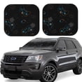 thumbnail image 6 of Kdxio Game Time Print 2-Piece Sun Shade Front Windshield - Foldable Car Front Window Sunshades For Most Sedans Suv Truck, 6 of 6